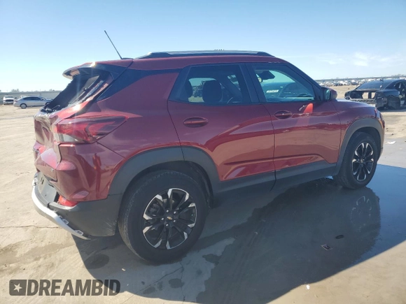 2022 Chevrolet TrailBlazer LT with VIN KL79MPSL4NB082836, listed as a Copart auction lot 46804885 with 80,293 mi miles and Salvage Title. Bid and sale history available at DreamBid. Image 3.