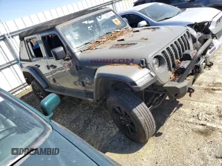 2019 Jeep Wrangler Unlimited Rubicon с VIN 1C4HJXFG8KW615070, выставлен на аукционе Copart как лот 53655795 с пробегом 67 407 миль миль и Списание • Salvage title. История ставок и продаж доступна на DreamBid. Изображение 4.