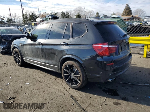 2014 BMW X3 xDrive35i with VIN 5UXWX7C59EL984954, listed as a Copart auction lot 88740745 with Not Provided miles and Non Repairable. Bid and sale history available at DreamBid. Image 2.