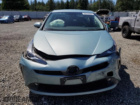 2020 Toyota Prius LE with VIN JTDL9RFU4L3015590, listed as a Copart auction lot 58533245 with 93,846 mi miles and Salvage title. Bid and sale history available at DreamBid. Image 5.