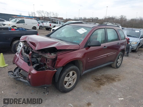 2009 Chevrolet Equinox LS with VIN 2CNDL13F296213742, listed as a IAAI auction lot 41725711 with 194,684 mi miles. Bid and sale history available at carsss.com. Image 2.