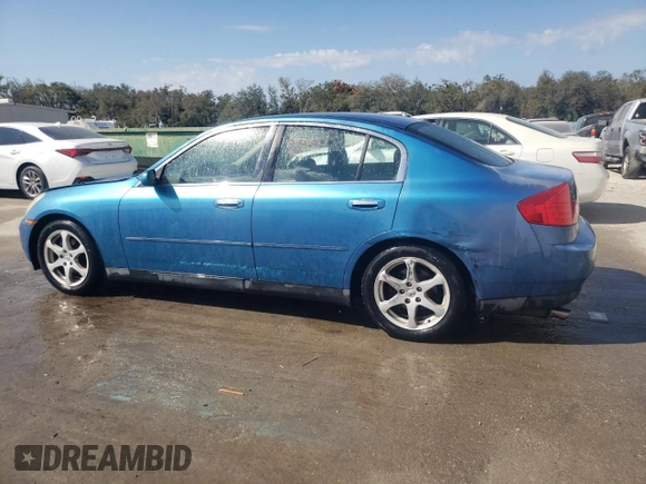 2003 Infiniti G35 w/Leather with VIN JNKCV51E23M302441, listed as a Copart auction lot 44156175 with 173,387 mi miles and Salvage Title. Bid and sale history available at carsss.com. Image 2.