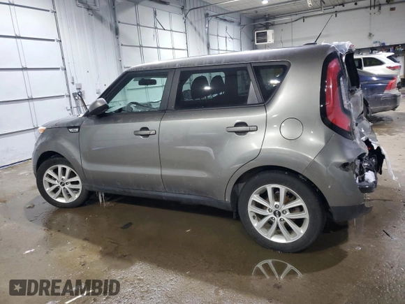 2018 Kia Soul + with VIN KNDJP3A58J7603718, listed as a Copart auction lot 45854675 with 107,169 mi miles and Salvage Title. Bid and sale history available at DreamBid. Image 2.