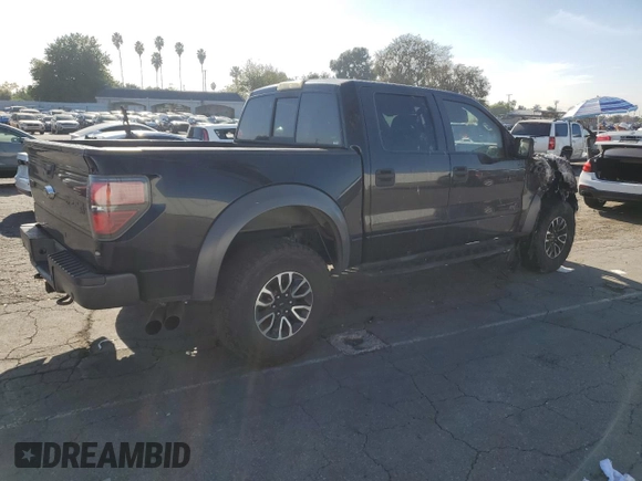 2014 Ford F-150 SVT Raptor with VIN 1FTFW1R6XEFC72954, listed as a Copart auction lot 85895224 with Not Provided miles and Non Repairable. Bid and sale history available at carsss.com. Image 3.