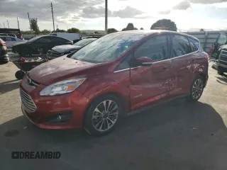 2017 Ford C-Max Titanium z VIN 1FADP5DU5HL109402, wystawiony jako Copart lot #82934474 z przebiegiem 14 617 mil mil oraz Nie do naprawy • Non repairable. Historia ofert i sprzedaży dostępna na DreamBid. Obrazek 1.