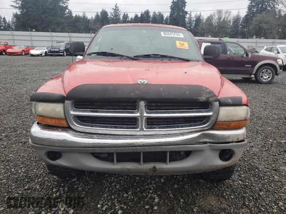 2000 Dodge Dakota Sport with VIN 1B7GG2AN8YS666541, listed as a Copart auction lot 86845794 with 232,639 mi miles and Salvage Title. Bid and sale history available at carsss.com. Image 5.