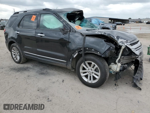 2013 Ford Explorer XLT with VIN 1FM5K7D88DGA05948, listed as a Copart auction lot 55023045 with Not Provided miles and Salvage Title. Bid and sale history available at DreamBid. Image 4.