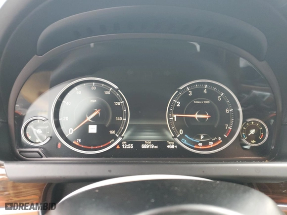 2016 BMW 6 Series 640i xDrive with VIN WBA6D2C52GGT65750, listed as a Copart auction lot 47194754 with 68,919 mi miles. Bid and sale history available at carsss.com. Image 9.