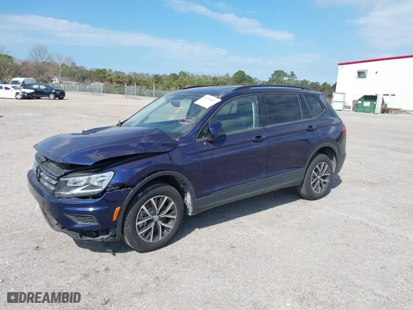 2021 Volkswagen Tiguan S with VIN 3VV1B7AX0MM151055, listed as a IAAI auction lot 41514874 with 20,513 mi miles. Bid and sale history available at carsss.com. Image 2.