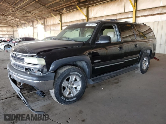 2000 Chevrolet Suburban LT with VIN 3GNFK16T3YG155880, listed as a Copart auction lot 86637484 with 232,678 mi miles and Salvage Title. Bid and sale history available at carsss.com. Image 1.