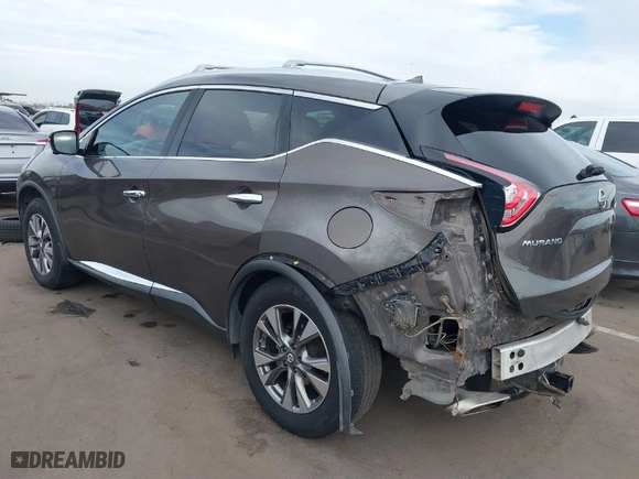 2016 Nissan Murano S with VIN 5N1AZ2MG6GN113182, listed as a IAAI auction lot 41733734 with 154,616 mi miles. Bid and sale history available at carsss.com. Image 3.