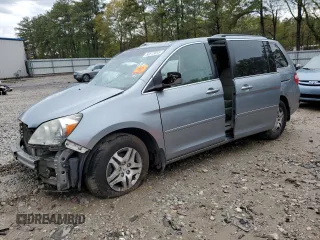 2007 Honda Odyssey EX-L with VIN 5FNRL38757B035355, listed as a Copart auction lot 50515835 with 256,009 mi miles and Non Repairable. Bid and sale history available at DreamBid. Image 1.