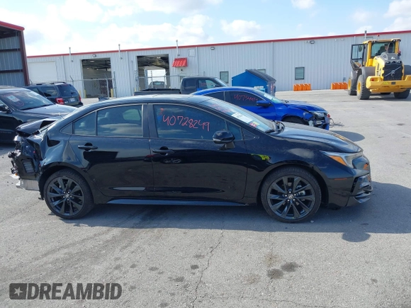 2024 Toyota Corolla XSE with VIN 5YFT4MCE7RP170567, listed as a IAAI auction lot 40728249 with 14,572 mi miles. Bid and sale history available at carsss.com. Image 14.
