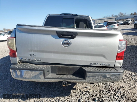 2017 Nissan Titan S with VIN 1N6AA1EJXHN522106, listed as a Copart auction lot 83558864 with 160,029 mi miles and Salvage Title. Bid and sale history available at carsss.com. Image 6.