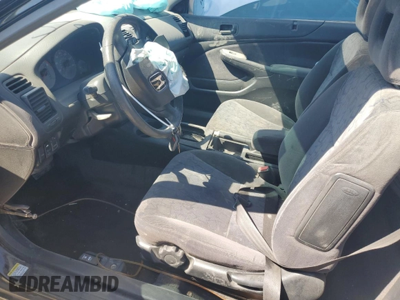 2001 Honda Civic EX with VIN 1HGEM22921L042589, listed as a Copart auction lot 52429515 with 204,141 mi miles and Salvage Title. Bid and sale history available at carsss.com. Image 7.