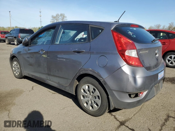2015 Hyundai Accent GS with VIN KMHCT5AE7FU217859, listed as a Copart auction lot 52044405 with 60,247 mi miles and Salvage Title. Bid and sale history available at carsss.com. Image 2.