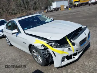 2015 BMW 5 Series 528i xDrive with VIN WBA5A7C54FD627334, listed as a IAAI auction lot 41904365 with 144,316 mi miles and . Bid and sale history available at DreamBid. Image 1.