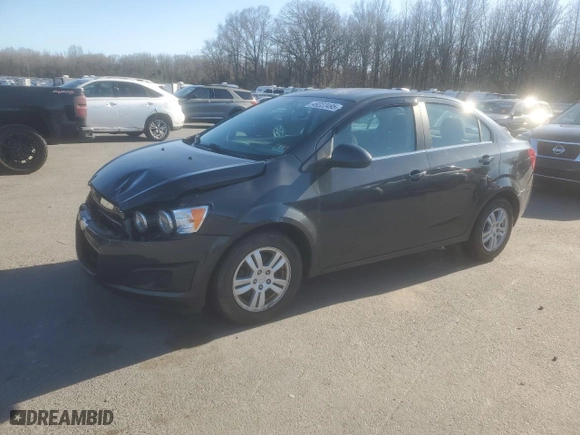 2015 Chevrolet Sonic LT with VIN 1G1JC5SG8F4203196, listed as a Copart auction lot 49222495 with 80,564 mi miles and Salvage Title. Bid and sale history available at carsss.com. Image 1.