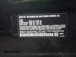 2022 BMW 5 Series 530e с VIN WBA13AG01NCJ72192, выставлен на аукционе IAAI как лот 41809247 с пробегом 27 923 миль миль и . История ставок и продаж доступна на DreamBid. Изображение 9.