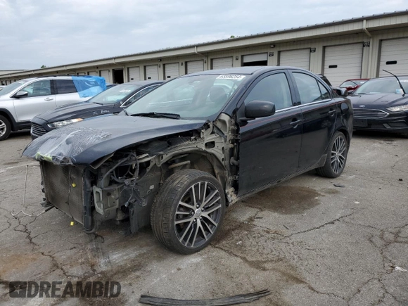 2017 Mitsubishi Lancer ES with VIN JA32V2FW0HU007857, listed as a Copart auction lot 63596254 with 175,231 mi miles and Salvage Title. Bid and sale history available at carsss.com. Image 1.