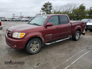 2004 Toyota Tundra Limited with VIN 5TBDT481X4S435388, listed as a Copart auction lot 43266345 with 221,761 mi miles and Salvage Title. Bid and sale history available at DreamBid. Image 1.
