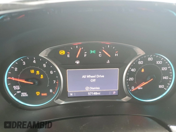 2020 Chevrolet Traverse LT Cloth with VIN 1GNEVGKW6LJ185582, listed as a Copart auction lot 59184425 with 57,148 mi miles and Non repairable. Bid and sale history available at DreamBid. Image 9.