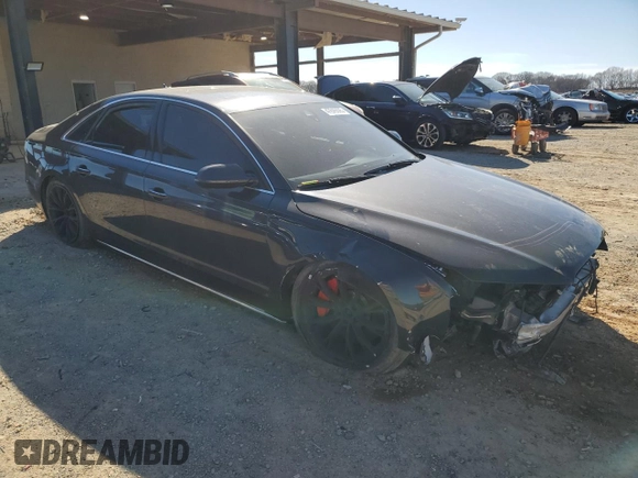 2012 Audi A8 with VIN WAUAVAFD5CN013921, listed as a Copart auction lot 47845595 with 92,512 mi miles and Salvage title. Bid and sale history available at DreamBid. Image 4.