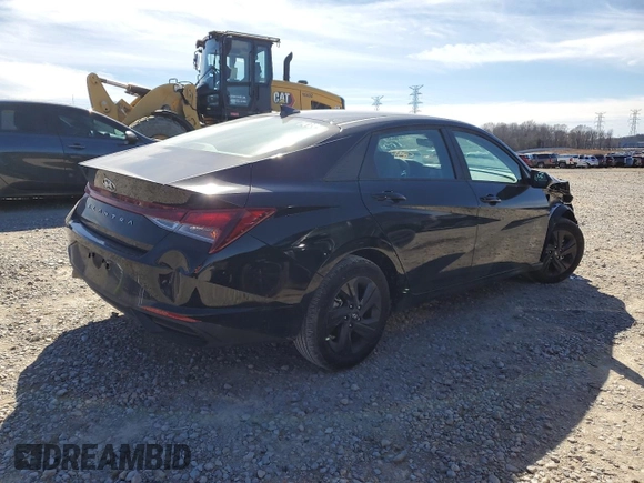 2023 Hyundai Elantra SEL with VIN KMHLM4AG7PU609203, listed as a Copart auction lot 47626835 with 15,098 mi miles and Salvage Title. Bid and sale history available at DreamBid. Image 3.