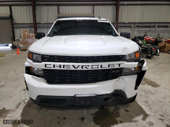 2020 Chevrolet Silverado 1500 Custom with VIN 3GCPYBEK4LG247874, listed as a Copart auction lot 45980275 with 54,920 mi miles and Salvage Title. Bid and sale history available at carsss.com. Image 5.