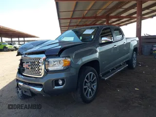 2017 GMC Canyon 4WD Denali z VIN 1GTG6EENXH1315022, wystawiony jako IAAI lot #42152968 z przebiegiem 108 933 mil mil oraz . Historia ofert i sprzedaży dostępna na DreamBid. Obrazek 2.