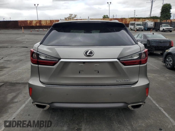 2017 Lexus RX 350 with VIN 2T2ZZMCA8HC066740, listed as a Copart auction lot 59396615 with 54,768 mi miles and Salvage title. Bid and sale history available at DreamBid. Image 6.