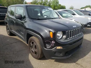 2017 Jeep Renegade Sport with VIN ZACCJAAB7HPE78941, listed as a Copart auction lot 56393015 with 99,538 mi miles and Salvage title. Bid and sale history available at DreamBid. Image 4.