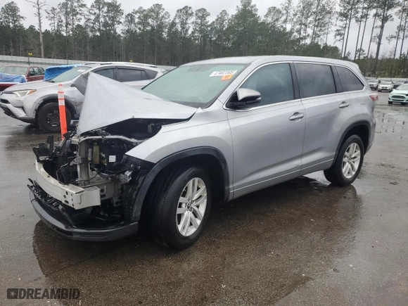 2016 Toyota Highlander LE with VIN 5TDZARFH9GS018283, listed as a Copart auction lot 47402305 with 177,231 mi miles and Salvage Title. Bid and sale history available at carsss.com. Image 1.