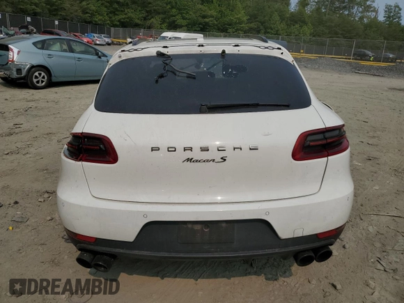 2018 Porsche Macan S with VIN WP1AB2A58JLB32166, listed as a Copart auction lot 59410615 with 112,266 mi miles and Salvage title. Bid and sale history available at DreamBid. Image 6.