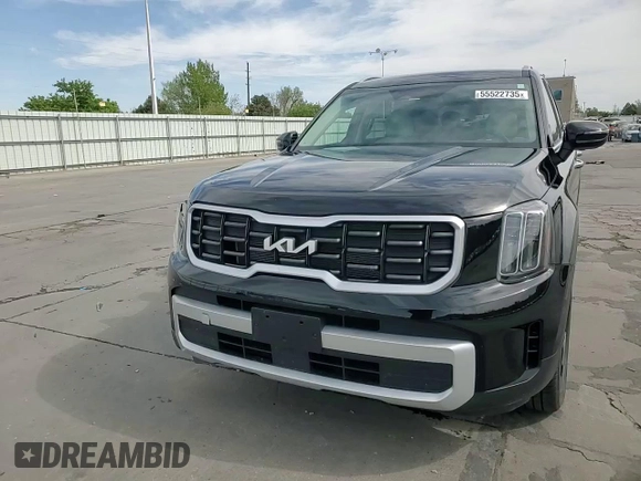 2024 Kia Telluride S with VIN 5XYP6DGC1RG500941, listed as a Copart auction lot 55522735 with 7,172 mi miles and Salvage title. Bid and sale history available at DreamBid. Image 15.