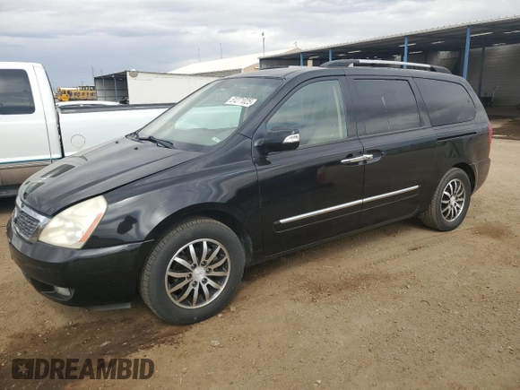 2011 Kia Sedona EX with VIN KNDMH4C76B6370377, listed as a Copart auction lot 51271025 with 170,429 mi miles and Clean Title. Bid and sale history available at carsss.com. Image 1.
