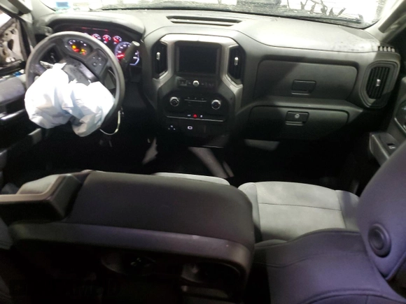 2019 Chevrolet Silverado 1500 Custom with VIN 1GCRYBEH0KZ395614, listed as a Copart auction lot 82385934 with 54,289 mi miles and Salvage Title. Bid and sale history available at DreamBid. Image 8.