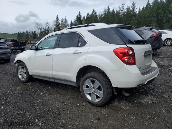 2013 Chevrolet Equinox LTZ with VIN 2GNFLGEK1D6236729, listed as a Copart auction lot 51126675 with 123,052 mi miles and Salvage Title. Bid and sale history available at carsss.com. Image 2.