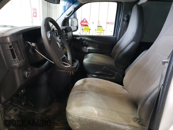 2012 Chevrolet Express Cargo with VIN 1GCSGAFX9C1102605, listed as a Copart auction lot 39816934 with 134,786 mi miles and Salvage title. Bid and sale history available at DreamBid. Image 7.