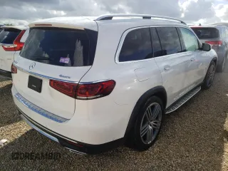 2020 Mercedes-Benz GLS with VIN 4JGFF5KE4LA219536, listed as a Copart auction lot 63814212 with 0 mi miles. Bid and sale history available at carsss.com. Image 4.