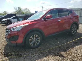 2014 Hyundai Santa Fe z VIN 5XYZTDLB4EG157552, wystawiony jako Copart lot #57065325 z przebiegiem 46 213 mil mil oraz Szkoda całkowita • Salvage title. Historia ofert i sprzedaży dostępna na DreamBid. Obrazek 1.