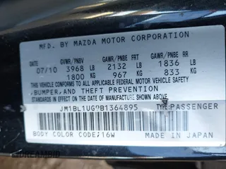 2011 Mazda 3 i Sport with VIN JM1BL1UG9B1364895, listed as a IAAI auction lot 42048129 with 207,743 mi miles. Bid and sale history available at carsss.com. Image 9.