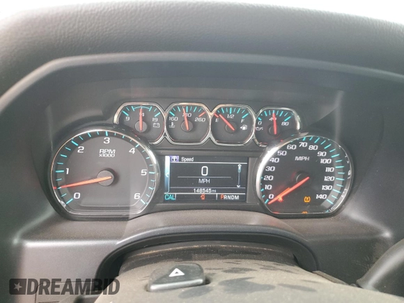 2015 Chevrolet Silverado 1500 LT with VIN 3GCPCREC3FG376385, listed as a Copart auction lot 50973385 with 148,545 mi miles and Salvage Title. Bid and sale history available at DreamBid. Image 9.