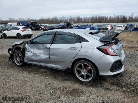 2017 Honda Civic Hatchback Sport with VIN SHHFK7H43HU403986, listed as a Copart auction lot 48509925 with 118,510 mi miles and Salvage Title. Bid and sale history available at carsss.com. Image 2.