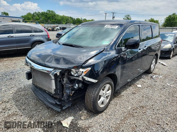 2013 Nissan Quest SV with VIN JN8AE2KP9D9063874, listed as a Copart auction lot 64739245 with 115,487 mi miles and Clean title. Bid and sale history available at DreamBid. Image 1.