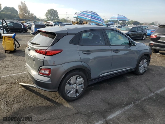 2020 Hyundai Kona Electric Ultimate with VIN KM8K53AGXLU061307, listed as a Copart auction lot 86169544 with 46,771 mi miles and Salvage Title. Bid and sale history available at carsss.com. Image 3.