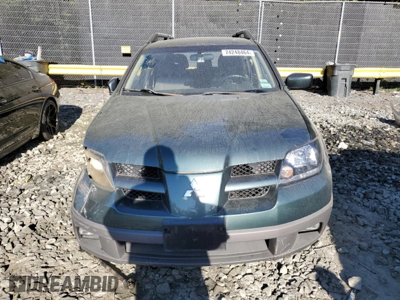 2003 Mitsubishi Outlander XLS with VIN JA4LZ41G63U042329, listed as a Copart auction lot 74248464 with 102,472 mi miles and Salvage Title. Bid and sale history available at carsss.com. Image 5.