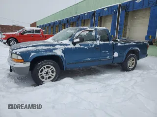 2003 Dodge Dakota SLT with VIN 1D7HL42X63S219989, listed as a Copart auction lot 41495915 with 83,841 mi miles and Clean Title. Bid and sale history available at carsss.com. Image 1.