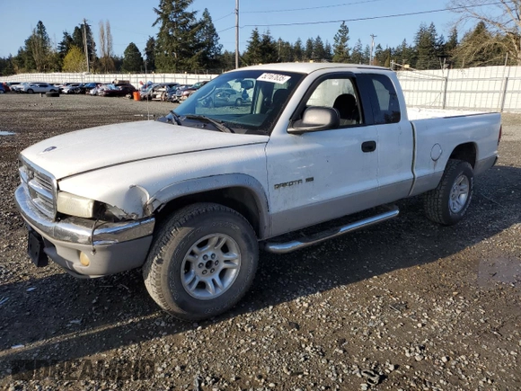 2001 Dodge Dakota Sport with VIN 1B7GG22N71S303684, listed as a Copart auction lot 52167635 with 151,354 mi miles and Salvage Title. Bid and sale history available at carsss.com. Image 1.