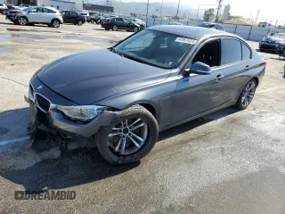 2016 BMW 3 Series 330e iPerformance with VIN WBA8E1C54GK479682, listed as a Copart auction lot 45967824 with 92,025 mi miles. Bid and sale history available at carsss.com. Image 1.